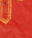 Full Sleeve Embroidered Kurta with Dhoti